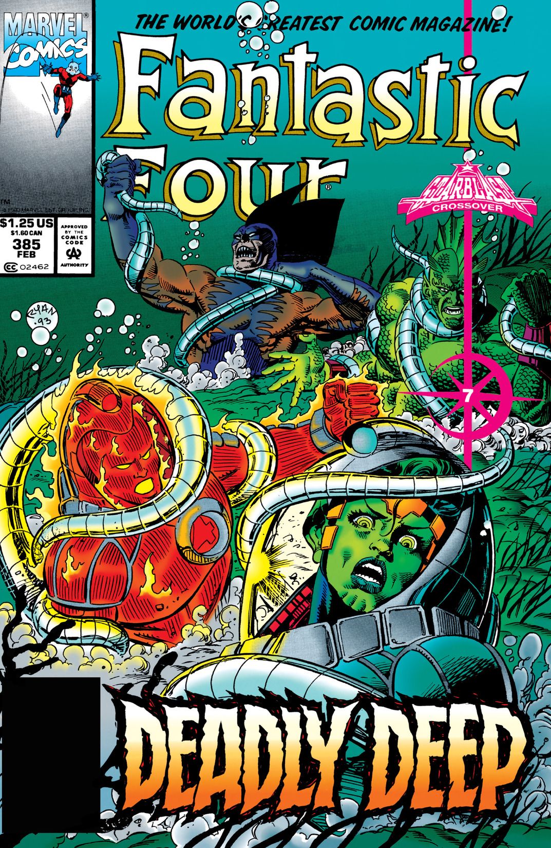 Fantastic Four #385 cover