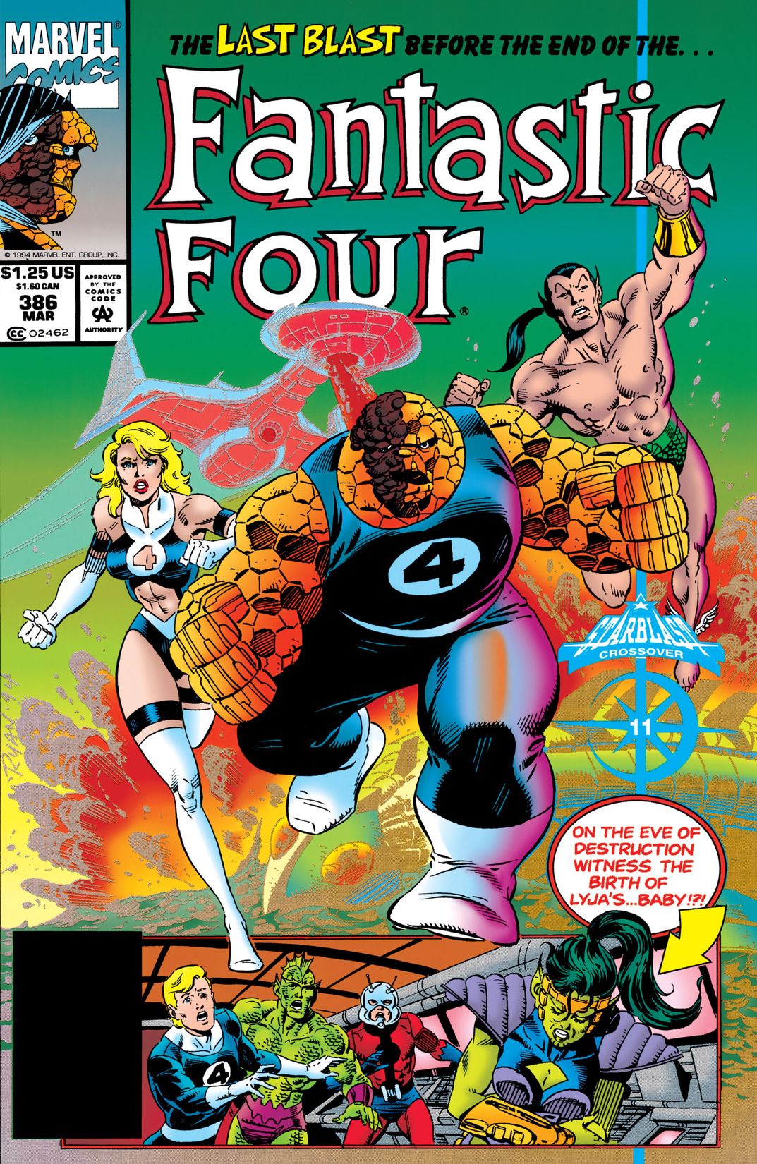 Fantastic Four #386 cover