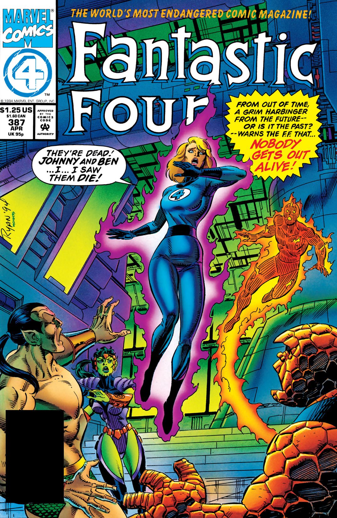 Fantastic Four #387 cover