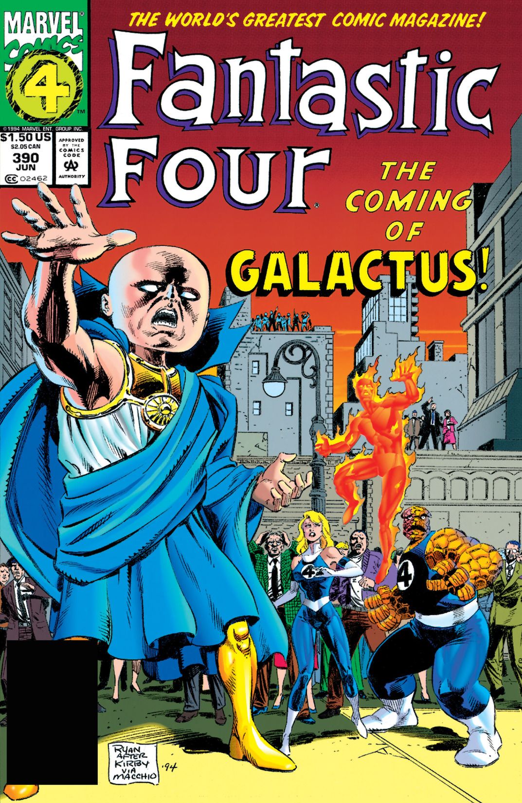 Fantastic Four #390 cover