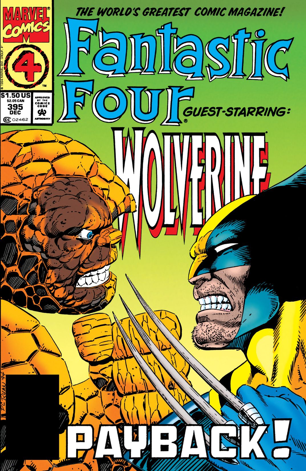 Fantastic Four #395 cover