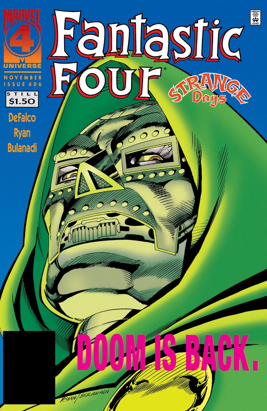 Fantastic Four #406 cover