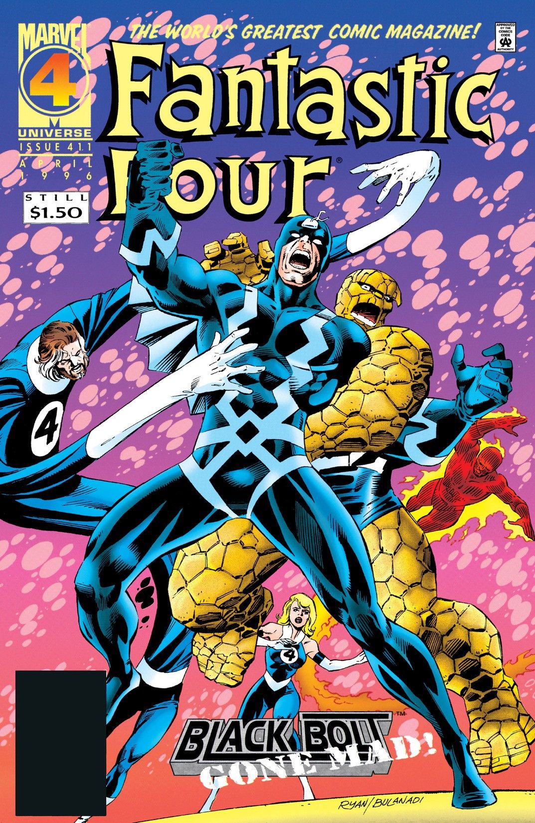 Fantastic Four #411 cover