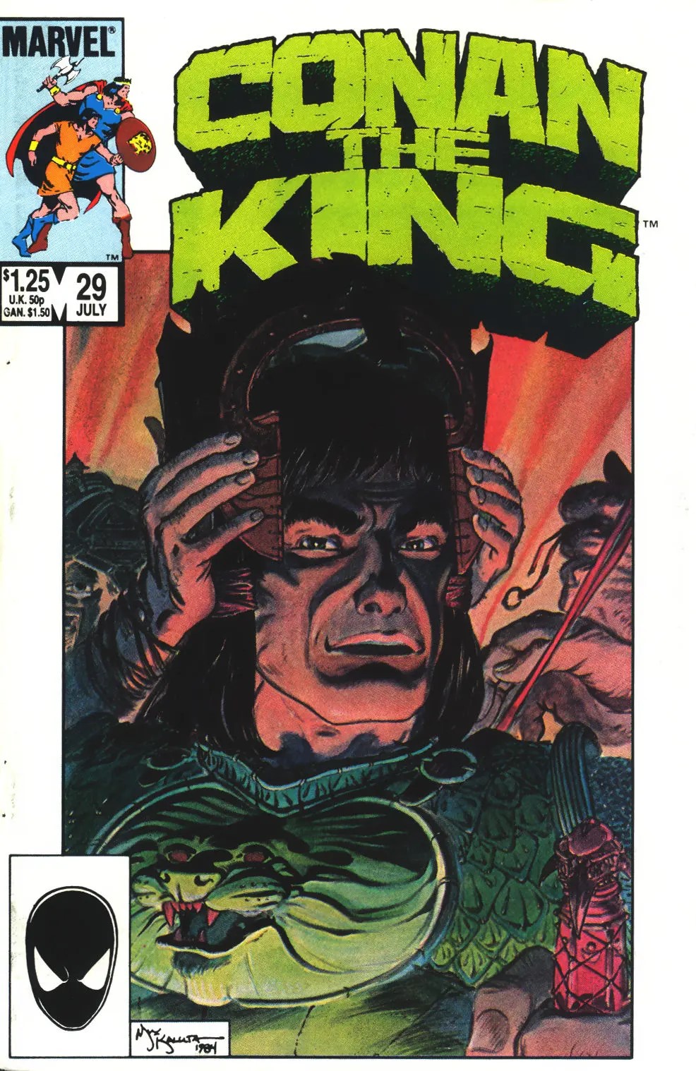 Conan the King #29 cover