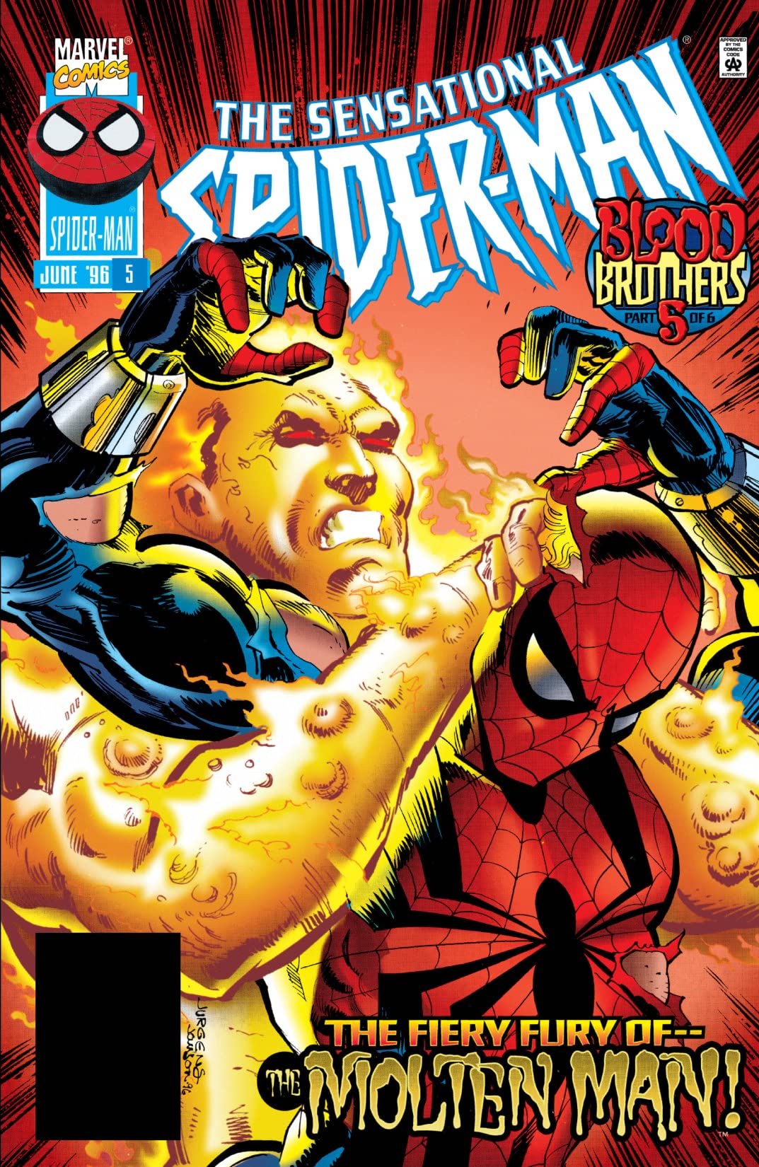 The Sensational Spider-Man #5 cover