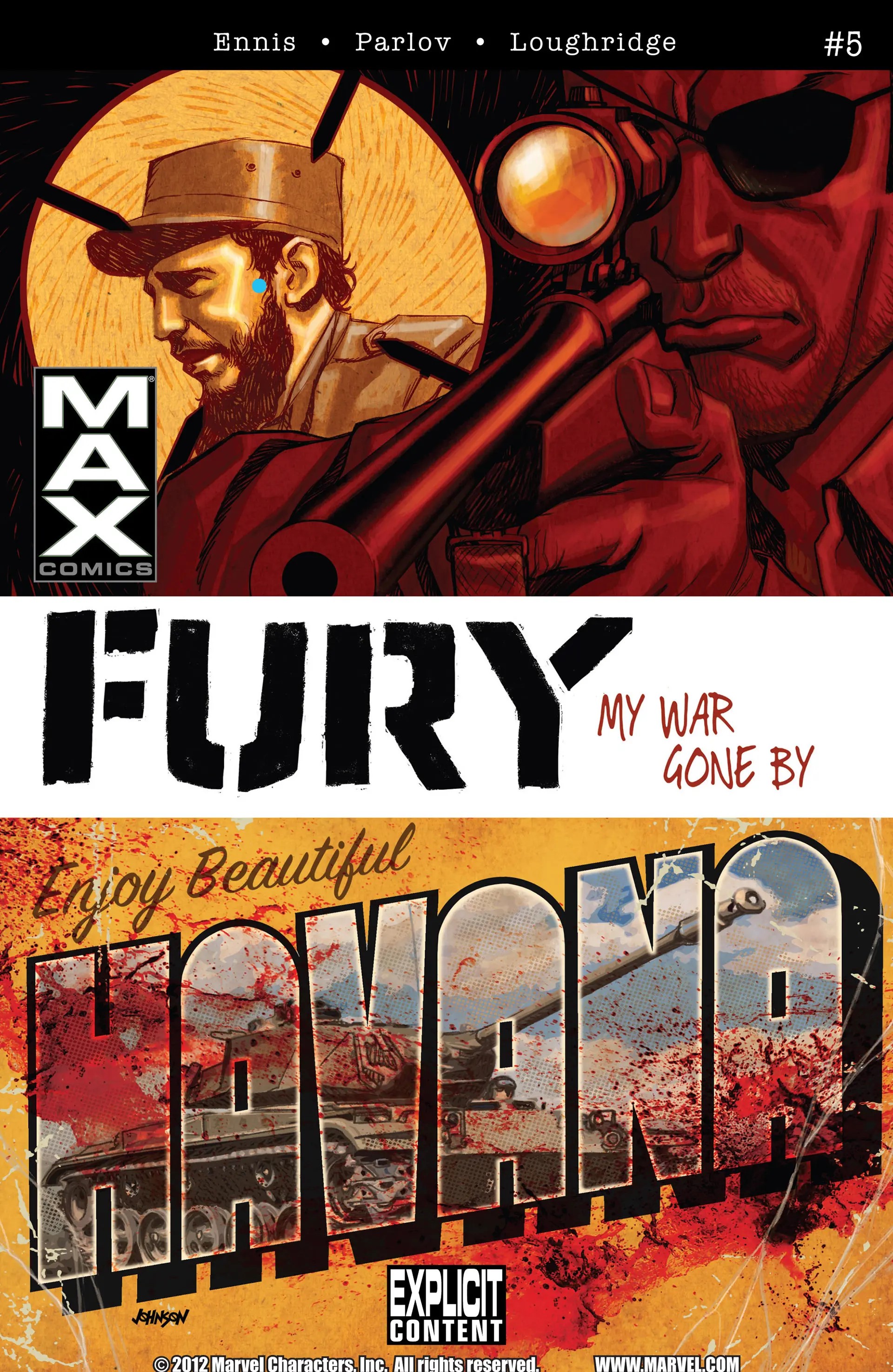Fury Max #5 cover