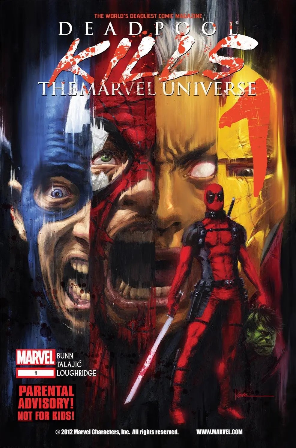 Deadpool Kills the Marvel Universe #1 cover