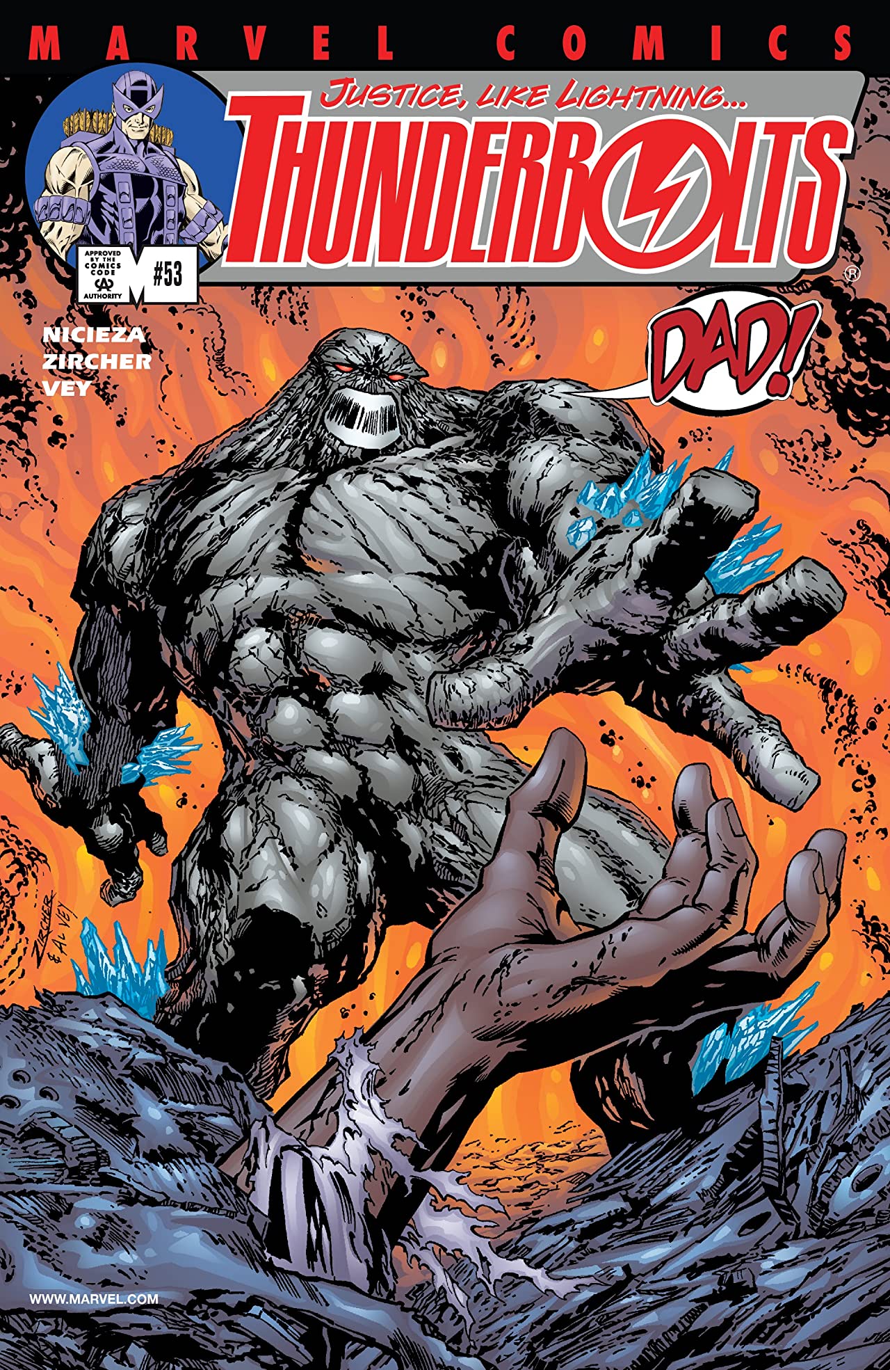 Thunderbolts #53 cover