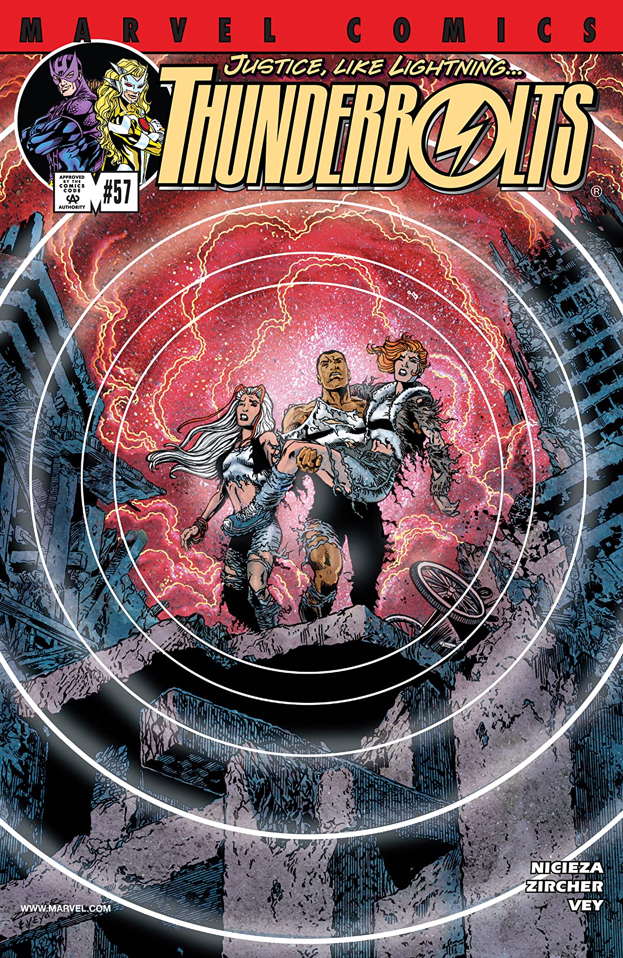 Thunderbolts #57 cover