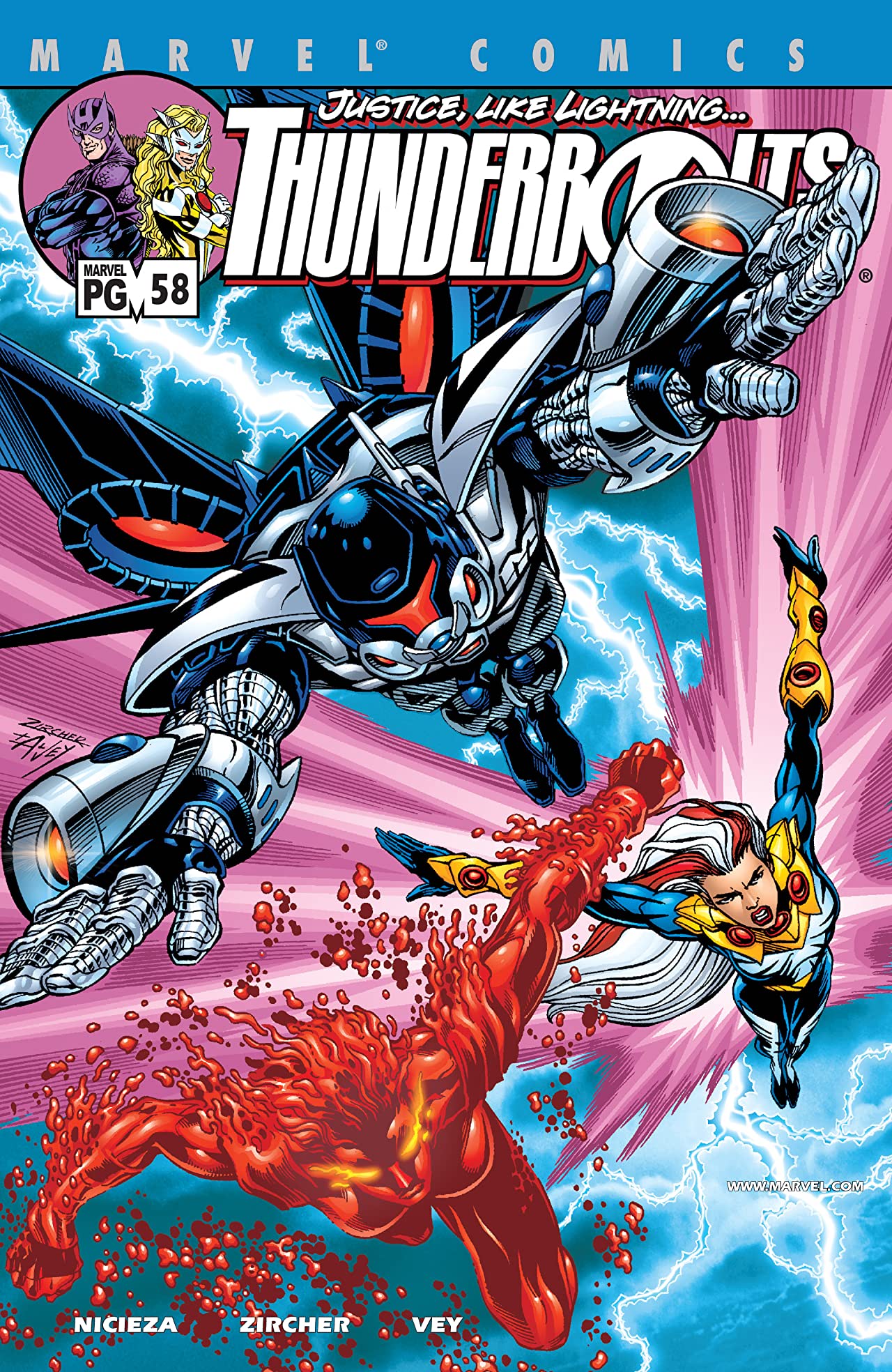 Thunderbolts #58 cover