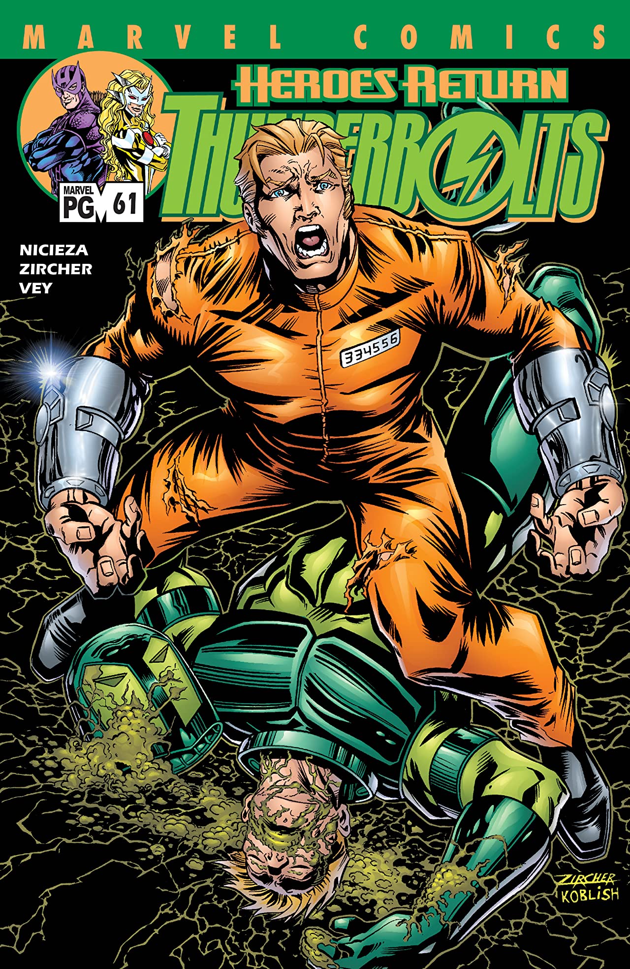 Thunderbolts #61 cover