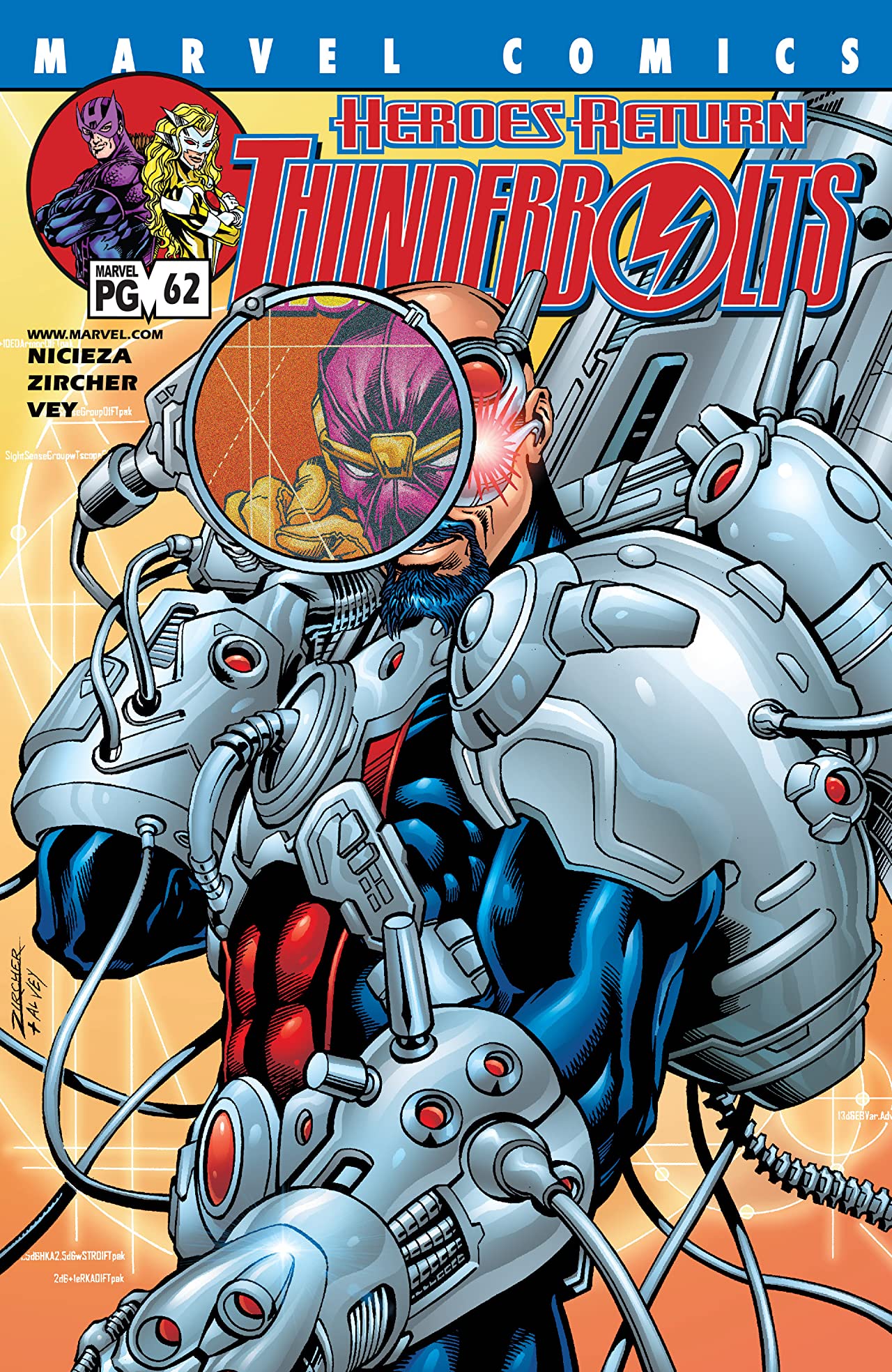 Thunderbolts #62 cover