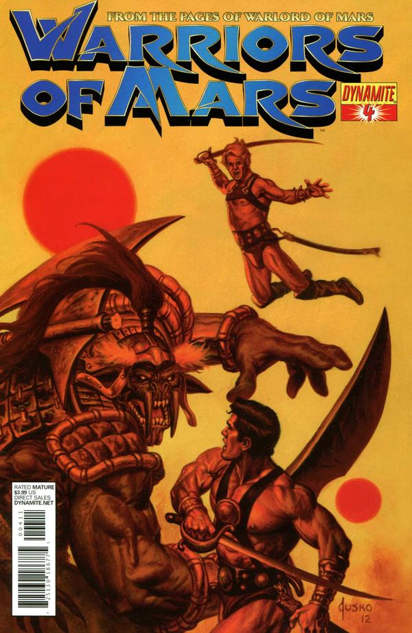 Warriors of Mars #4 cover