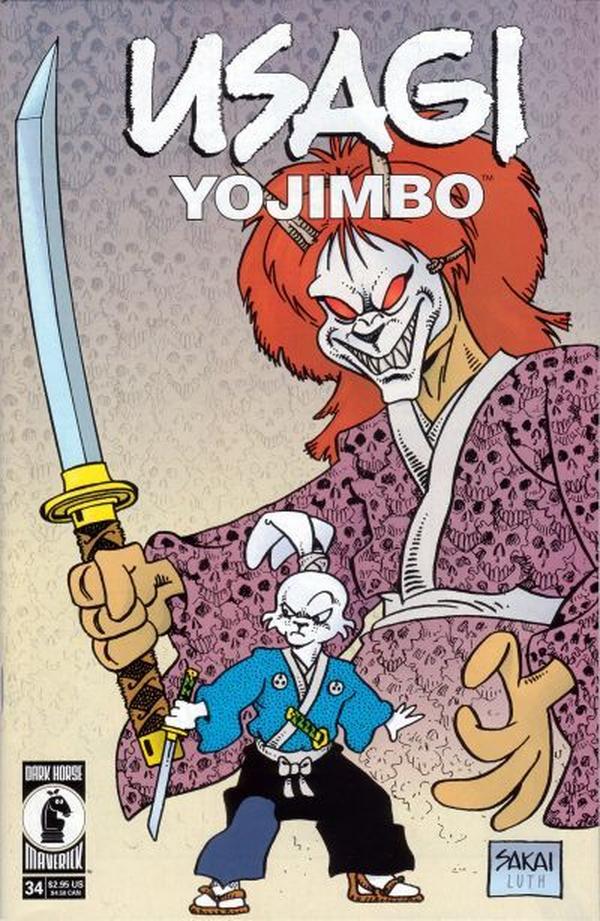 Usagi Yojimbo #34 cover