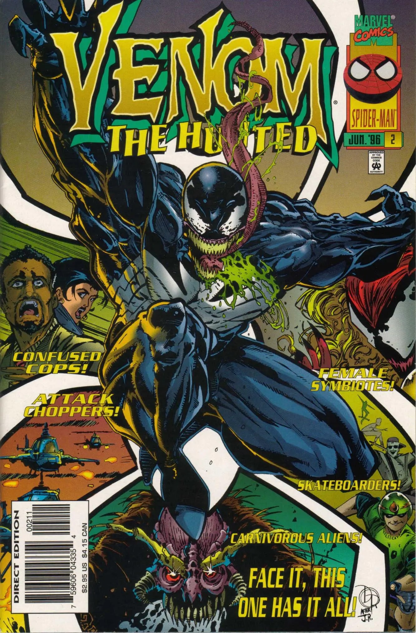 Venom: The Hunted #2 cover