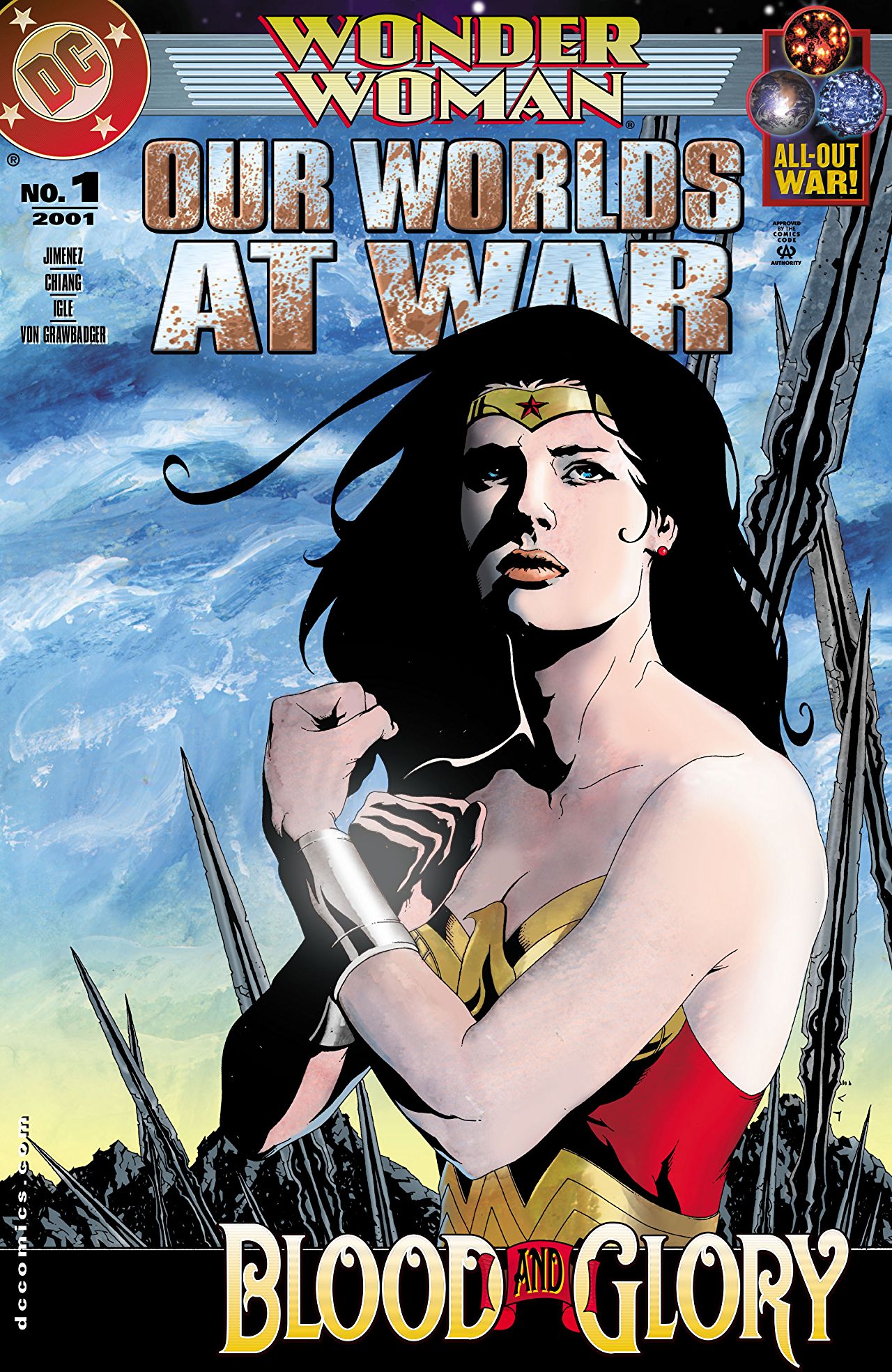 Wonder Woman: Our Worlds At War #1 cover