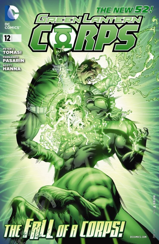Green Lantern Corps #12 cover