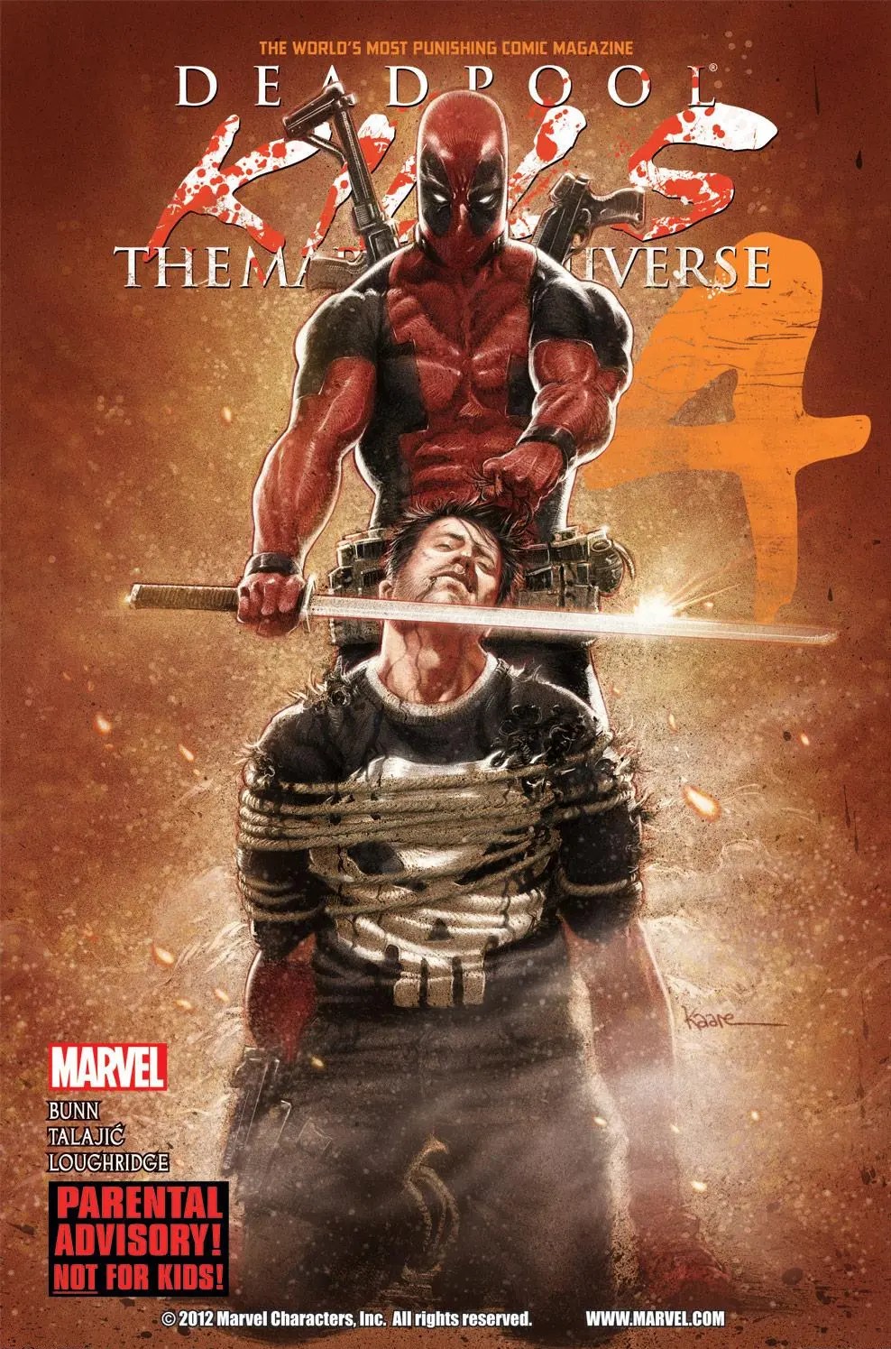 Deadpool Kills the Marvel Universe #4 cover
