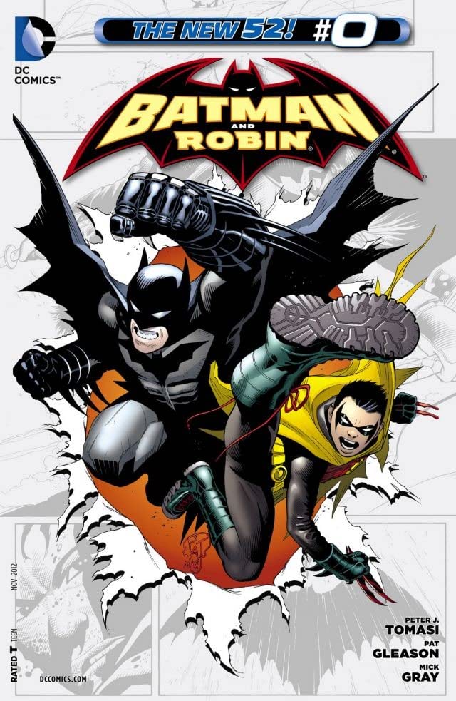 Batman and Robin #0 cover