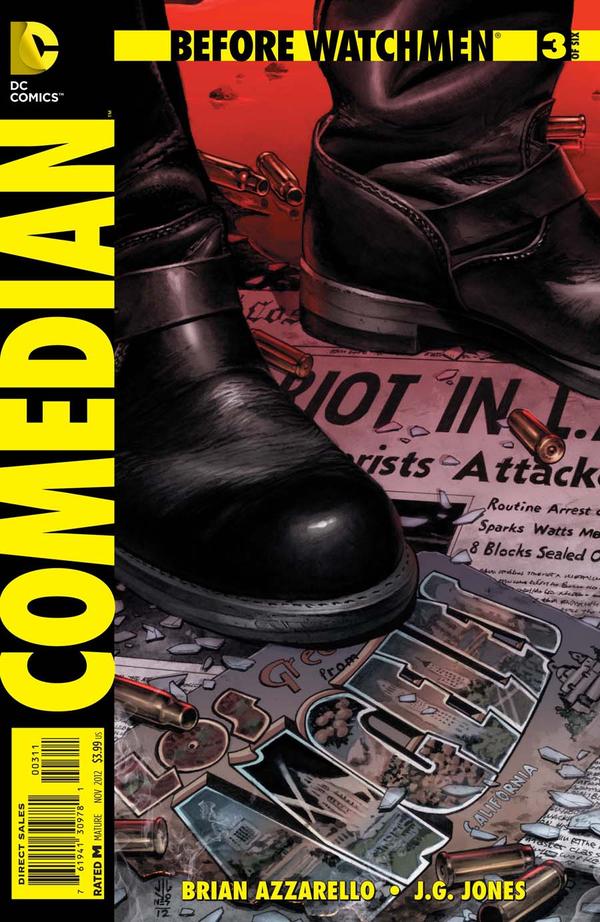Before Watchmen: Comedian #3 cover