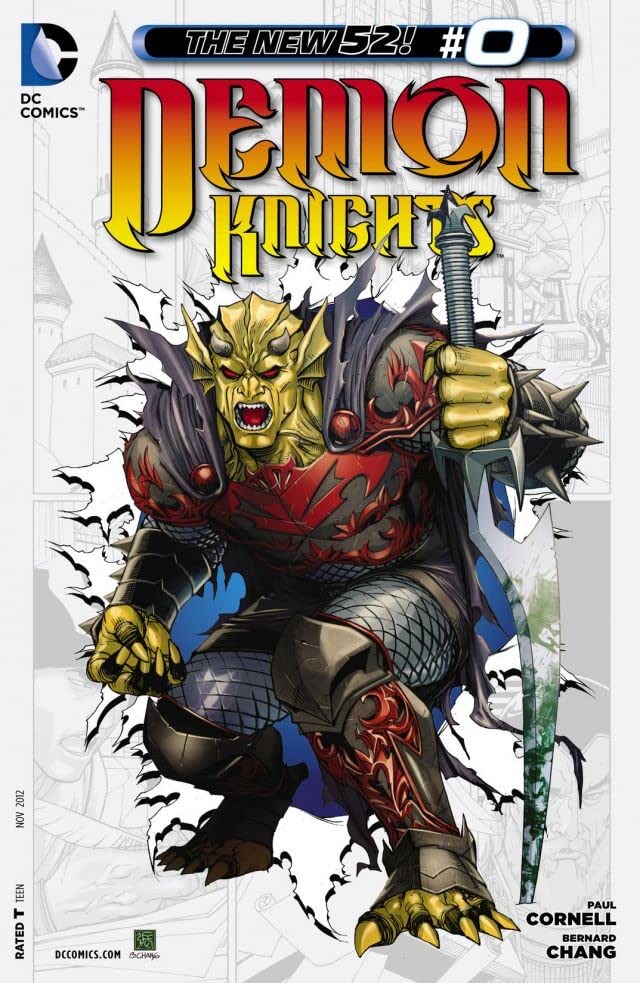 Demon Knights #0 cover