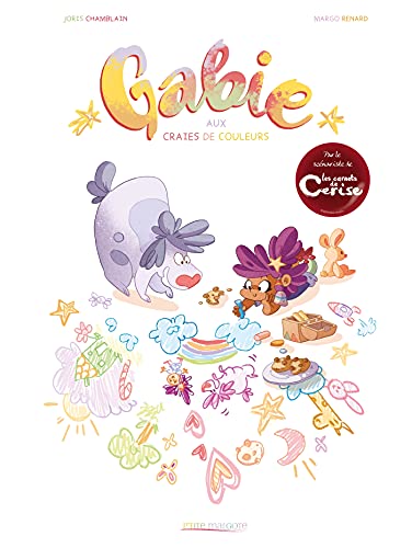 Gabie aux craies de couleur