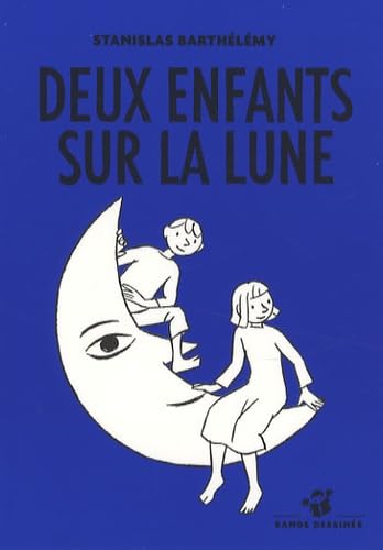 Deux enfants sur la Lune