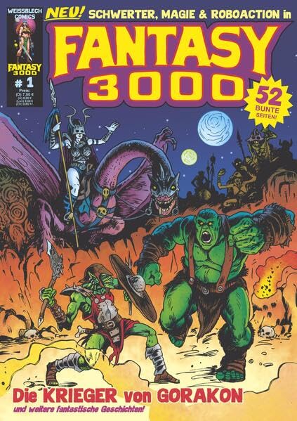 Fantasy 3000 #1 cover