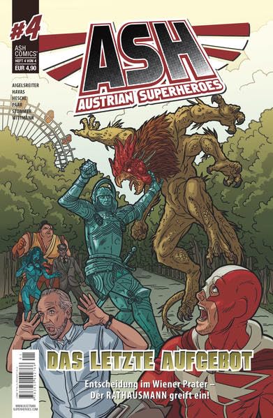 ASH - Austrian Superheroes #4 cover