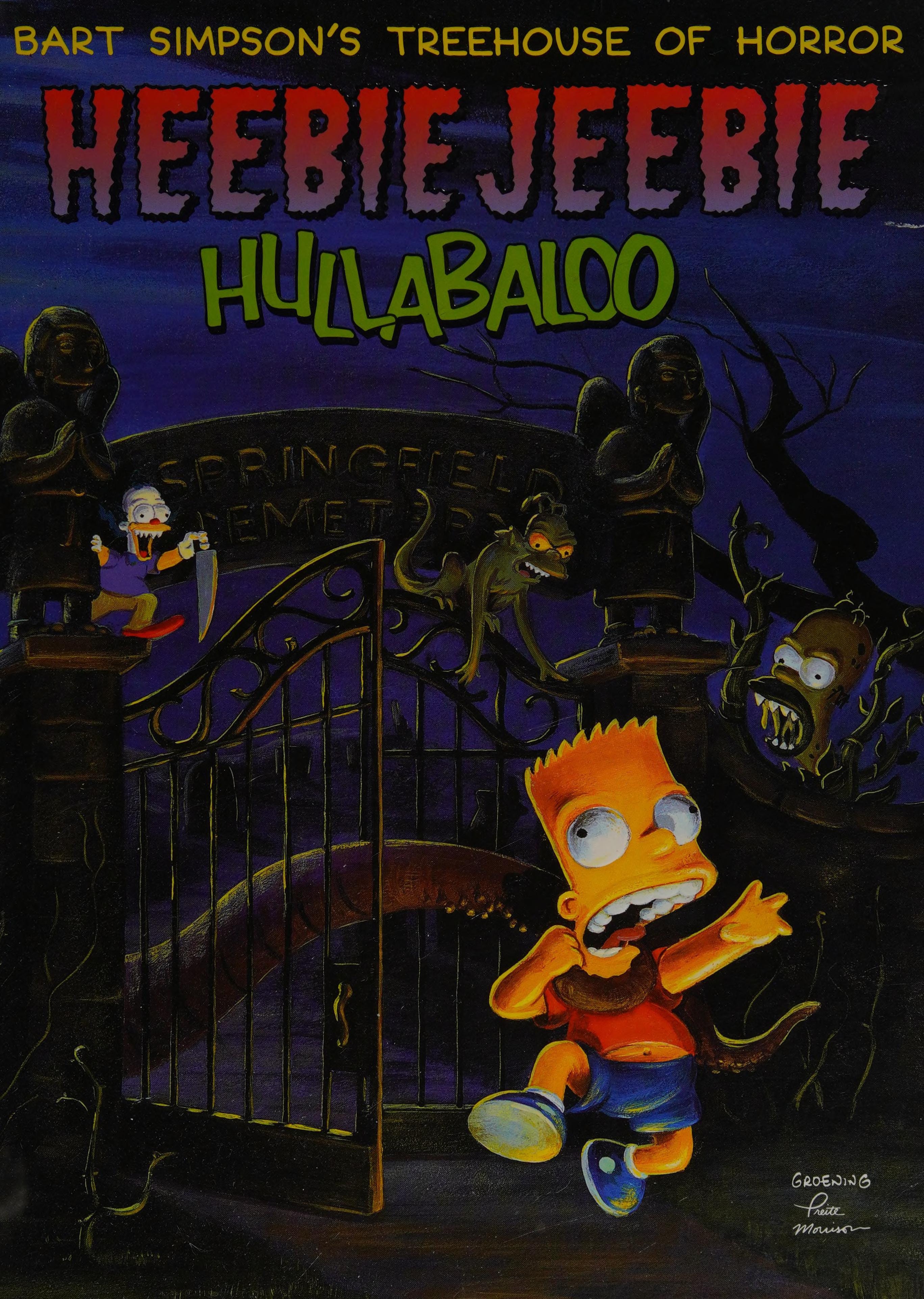 Bart Simpson's Treehouse of Horror: Heebie-Jeebie Hullabaloo #[nn] cover