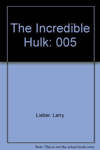 The Incredible Hulk #5 (34860-2) cover