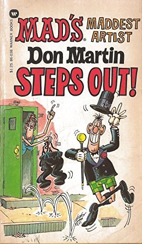 Mad's Maddest Artist Don Martin Steps Out! #86-038 cover