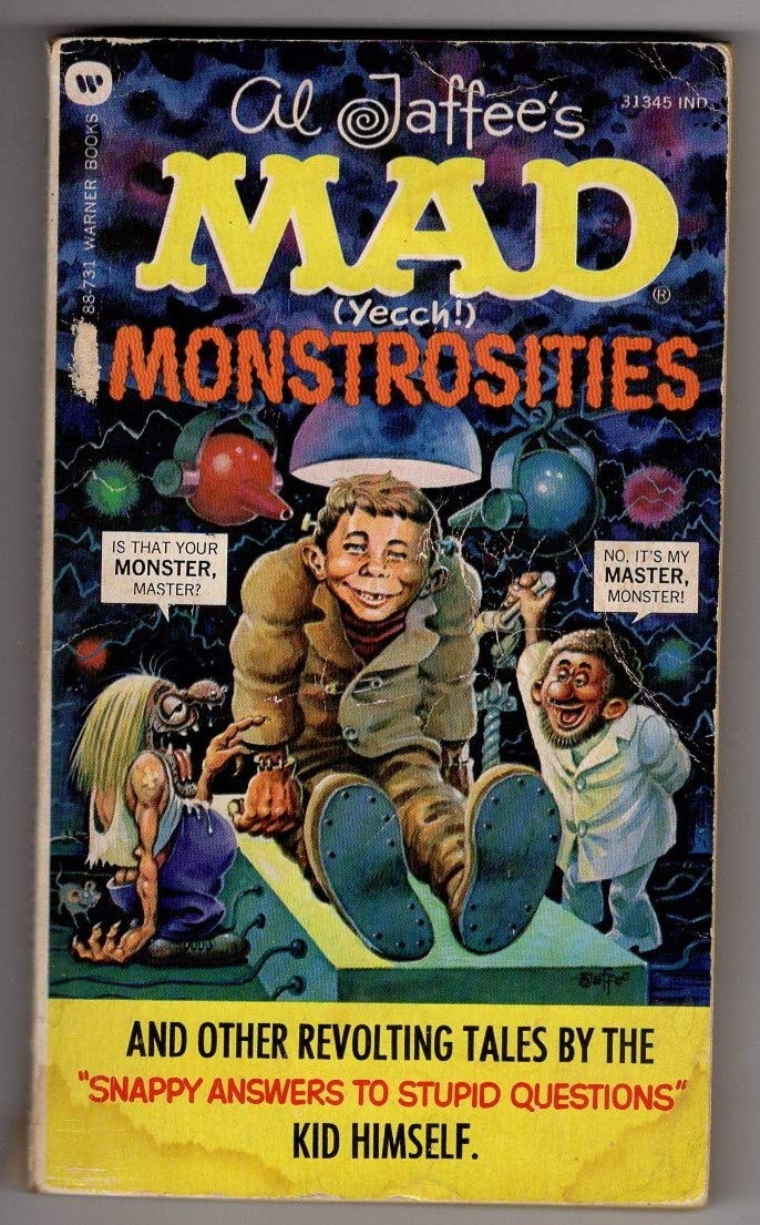 Al Jaffee's Mad (Yecch!) Monstrosities #88-731 cover