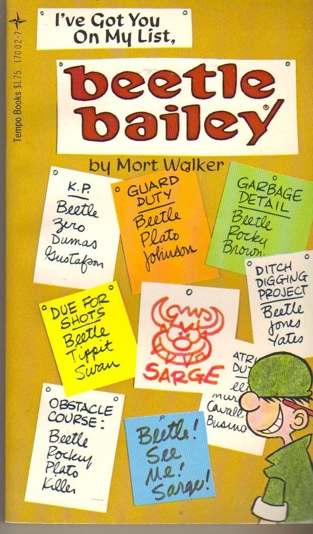 I've Got You On My List, Beetle Bailey