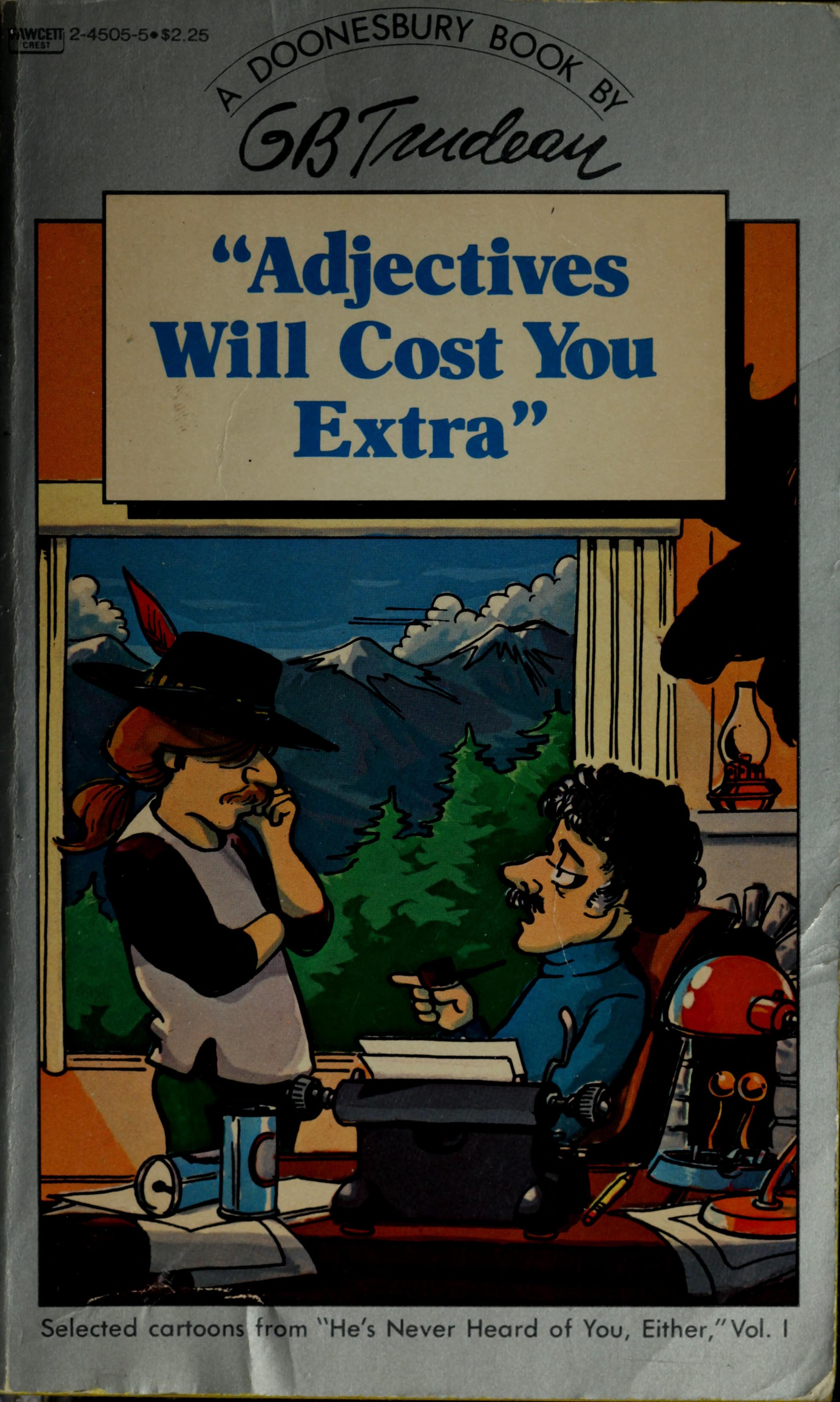 Adjectives Will Cost You Extra [A Doonesbury Book] #2-4505-5 cover