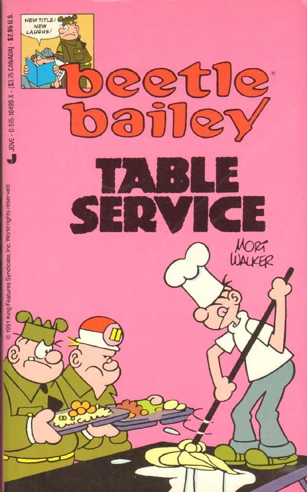 Beetle Bailey Table Service