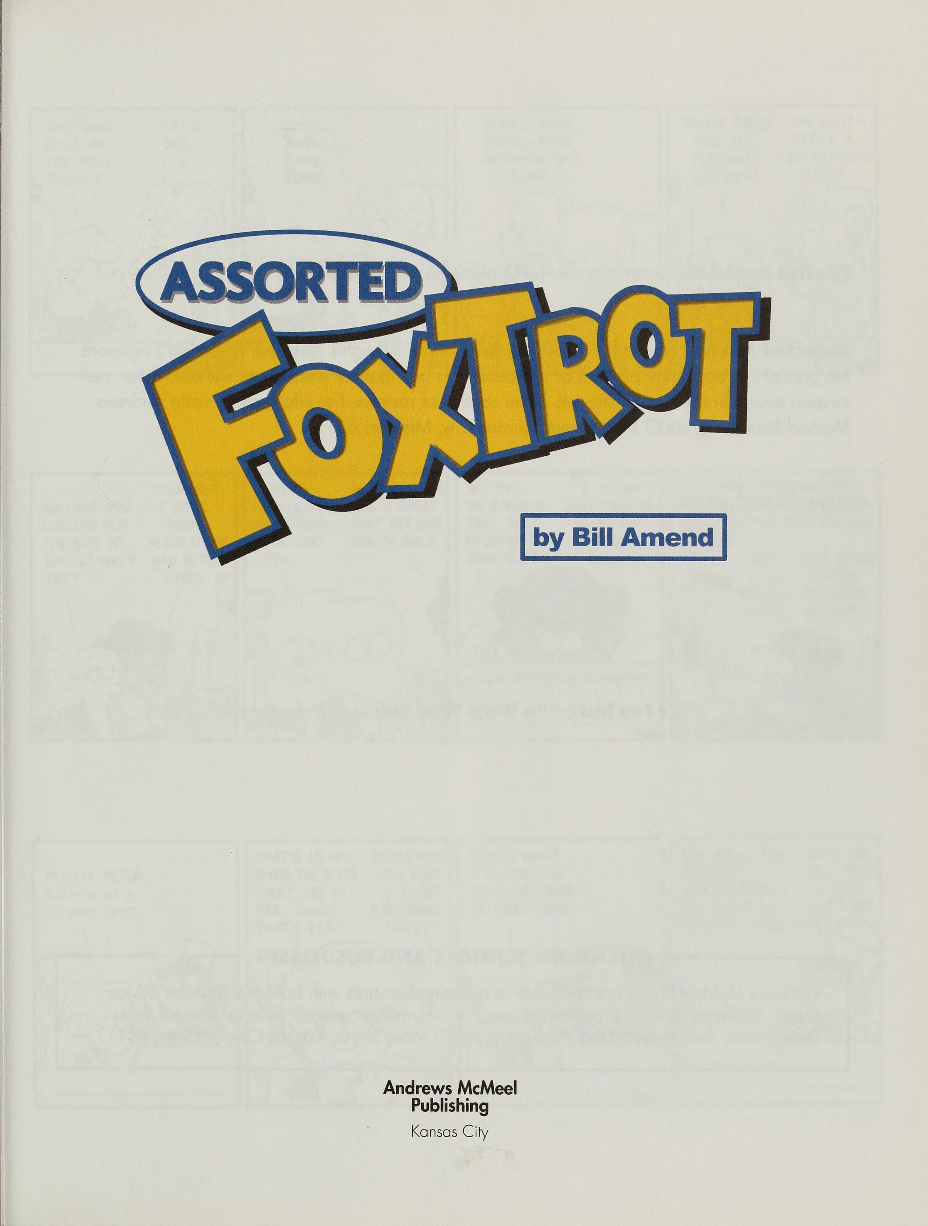 Assorted FoxTrot