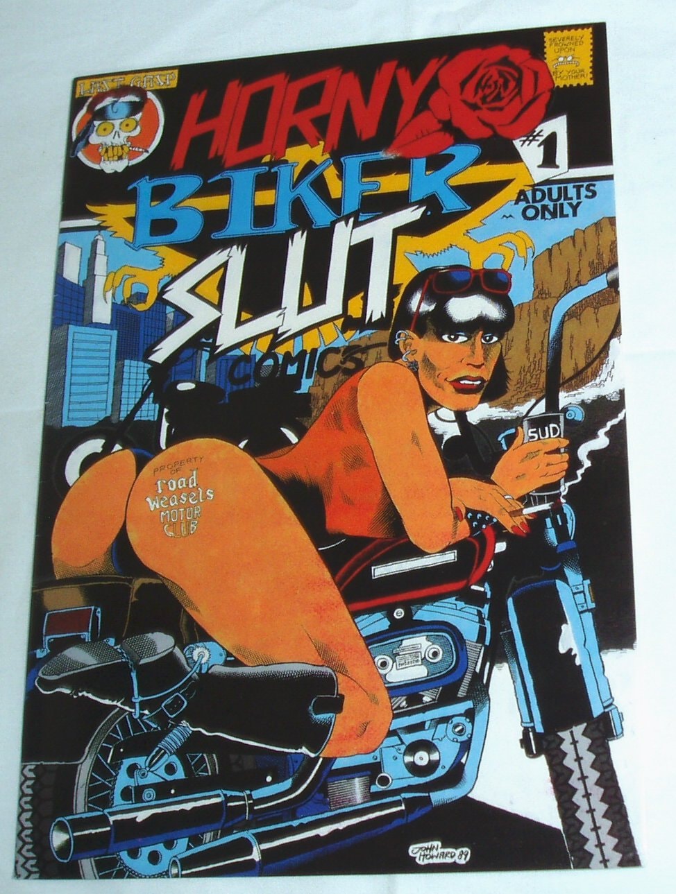 Horny Biker Slut Comics #1 cover