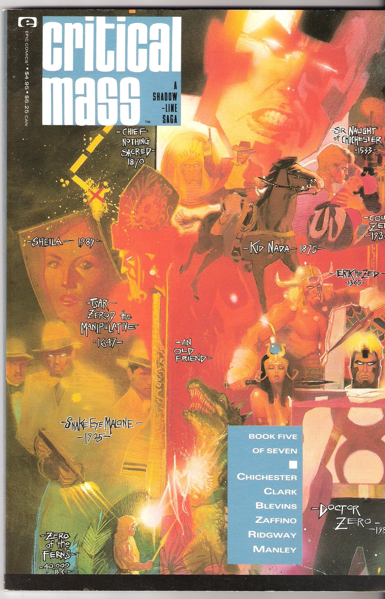 A Shadowline Saga: "Critical Mass" #5 cover