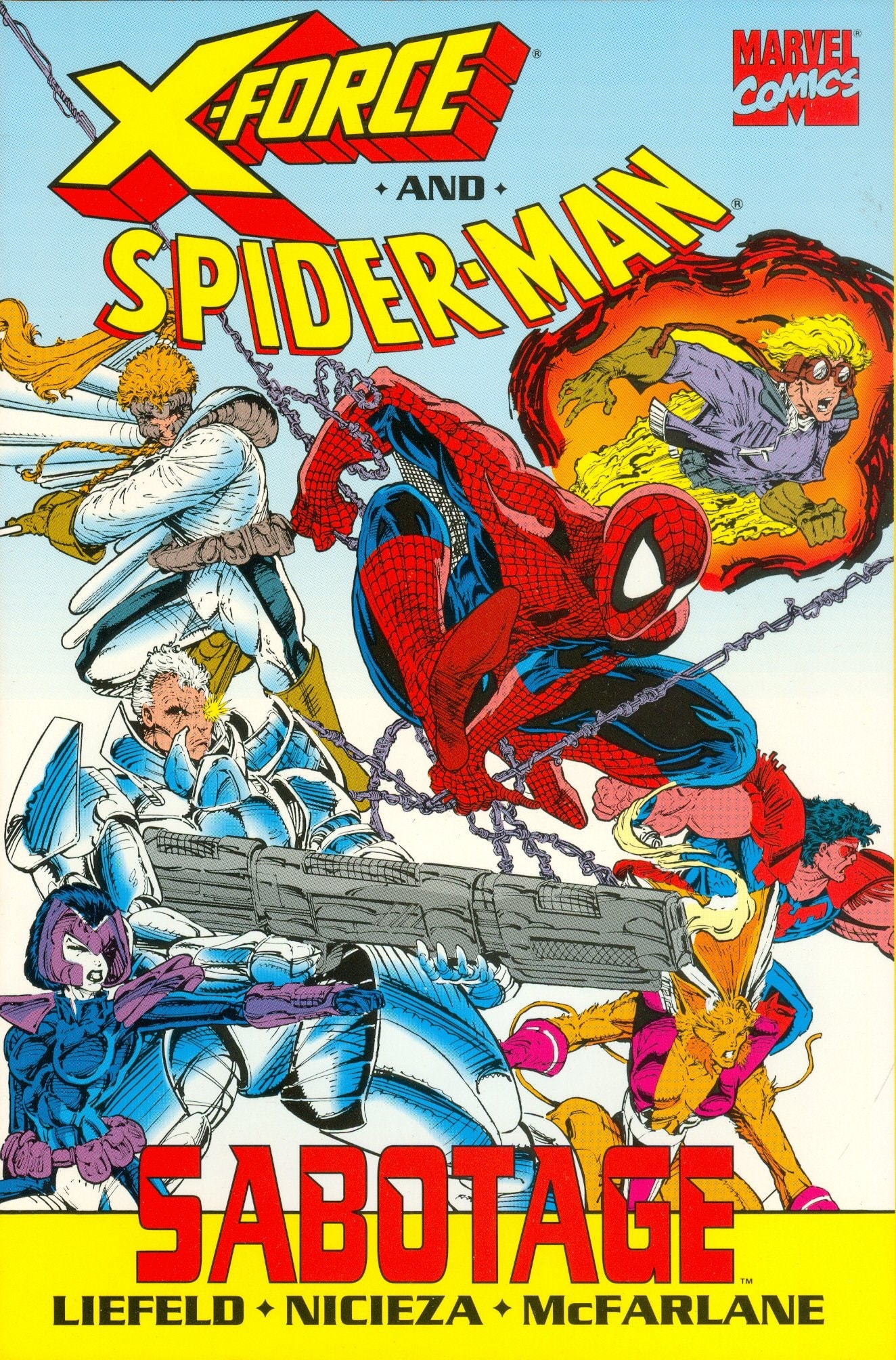 X-Force and Spider-Man: Sabotage #[nn] cover