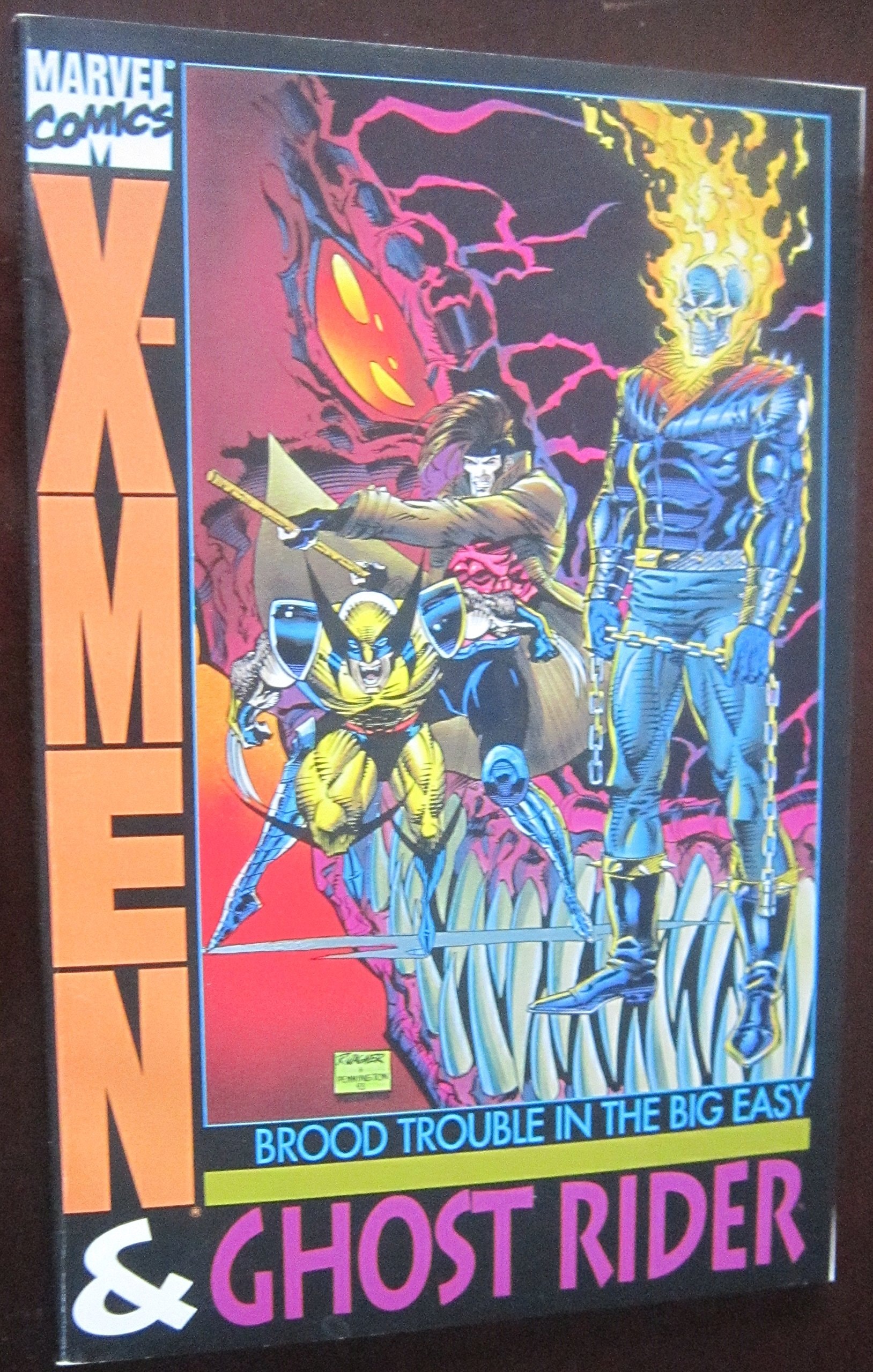 X-Men & Ghost Rider: Brood Trouble in the Big Easy #[nn] cover