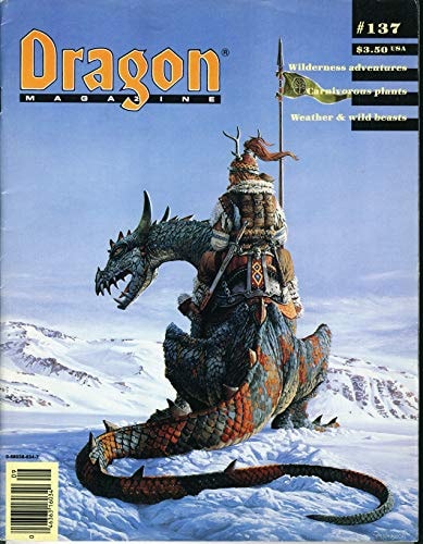 Dragon Magazine #4 / 137 cover