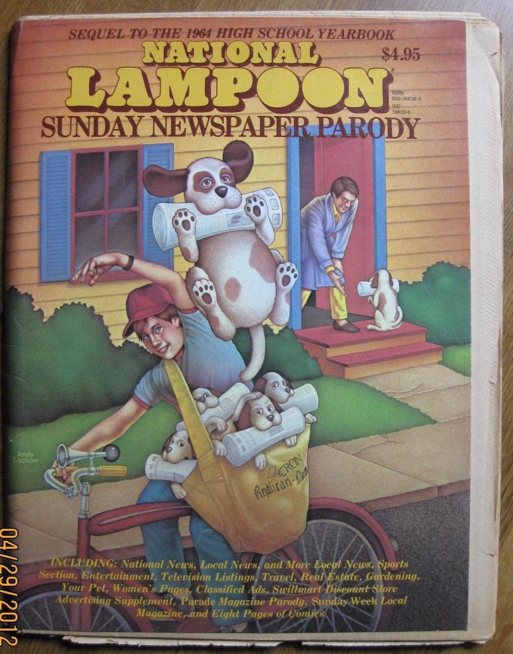National Lampoon Sunday Newspaper Parody #[nn]