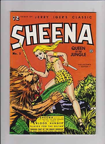 Jerry Iger's Classic Sheena #1 cover