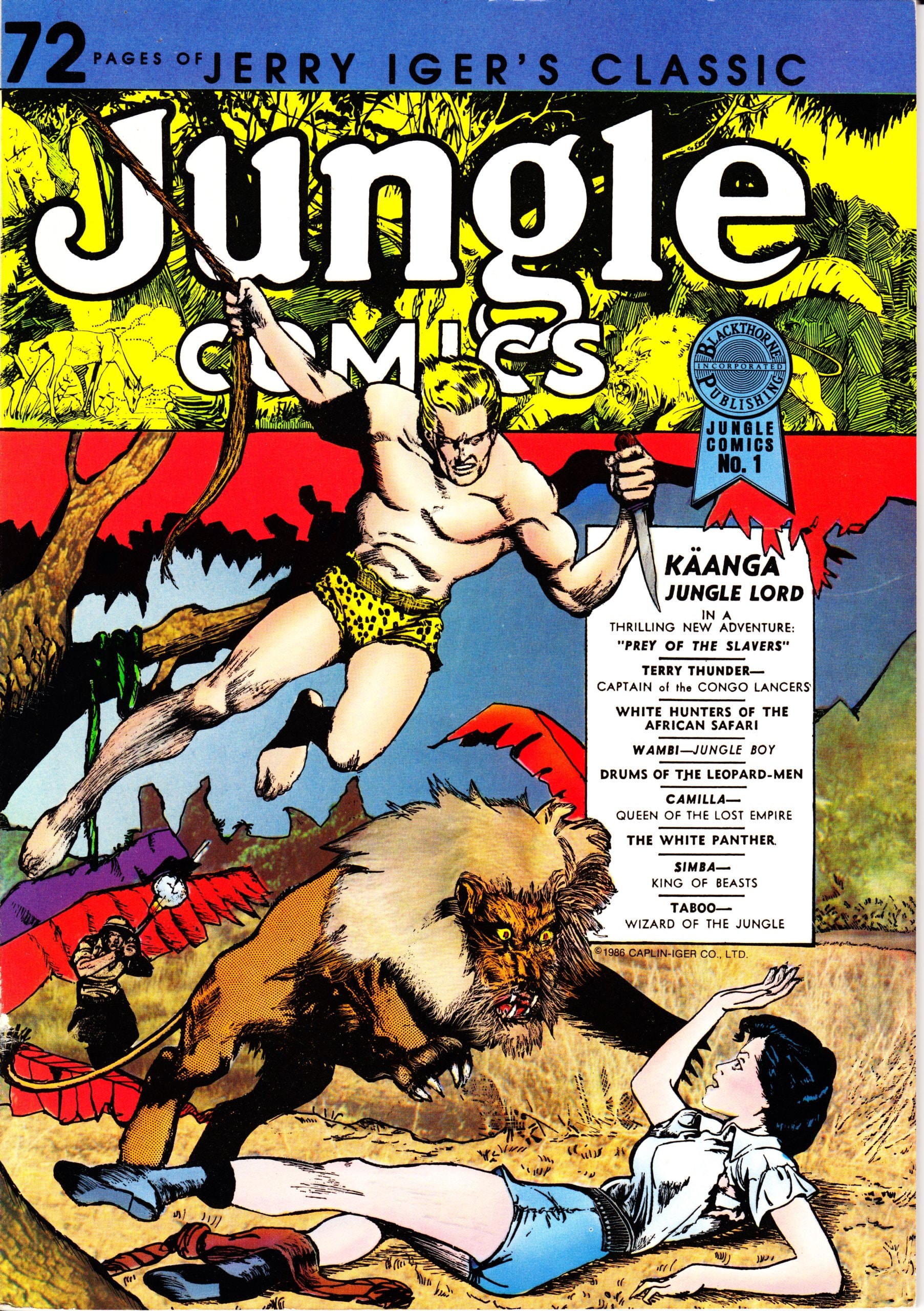 Jerry Iger's Classic Jungle Comics #1