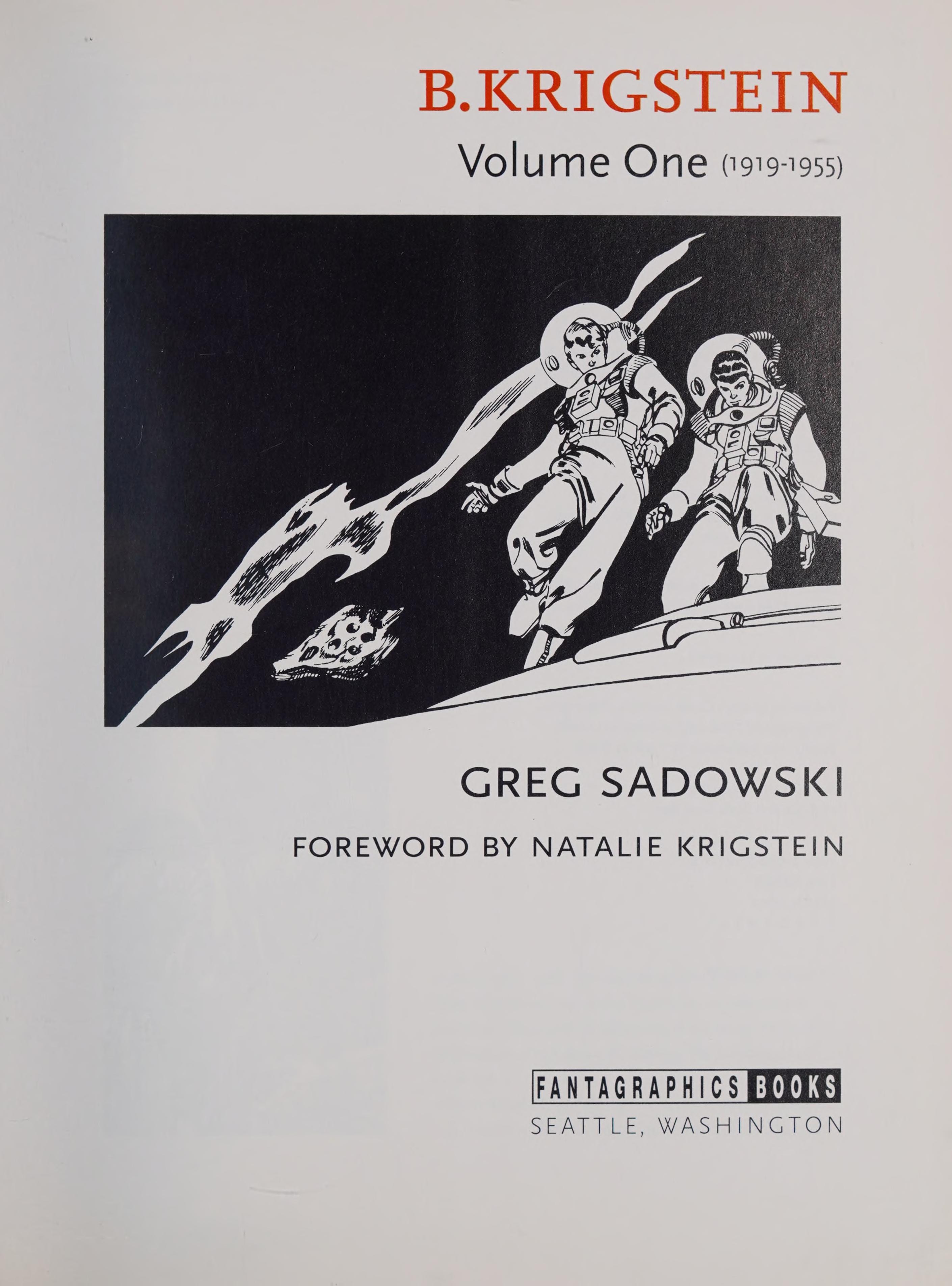 B. Krigstein #1 cover