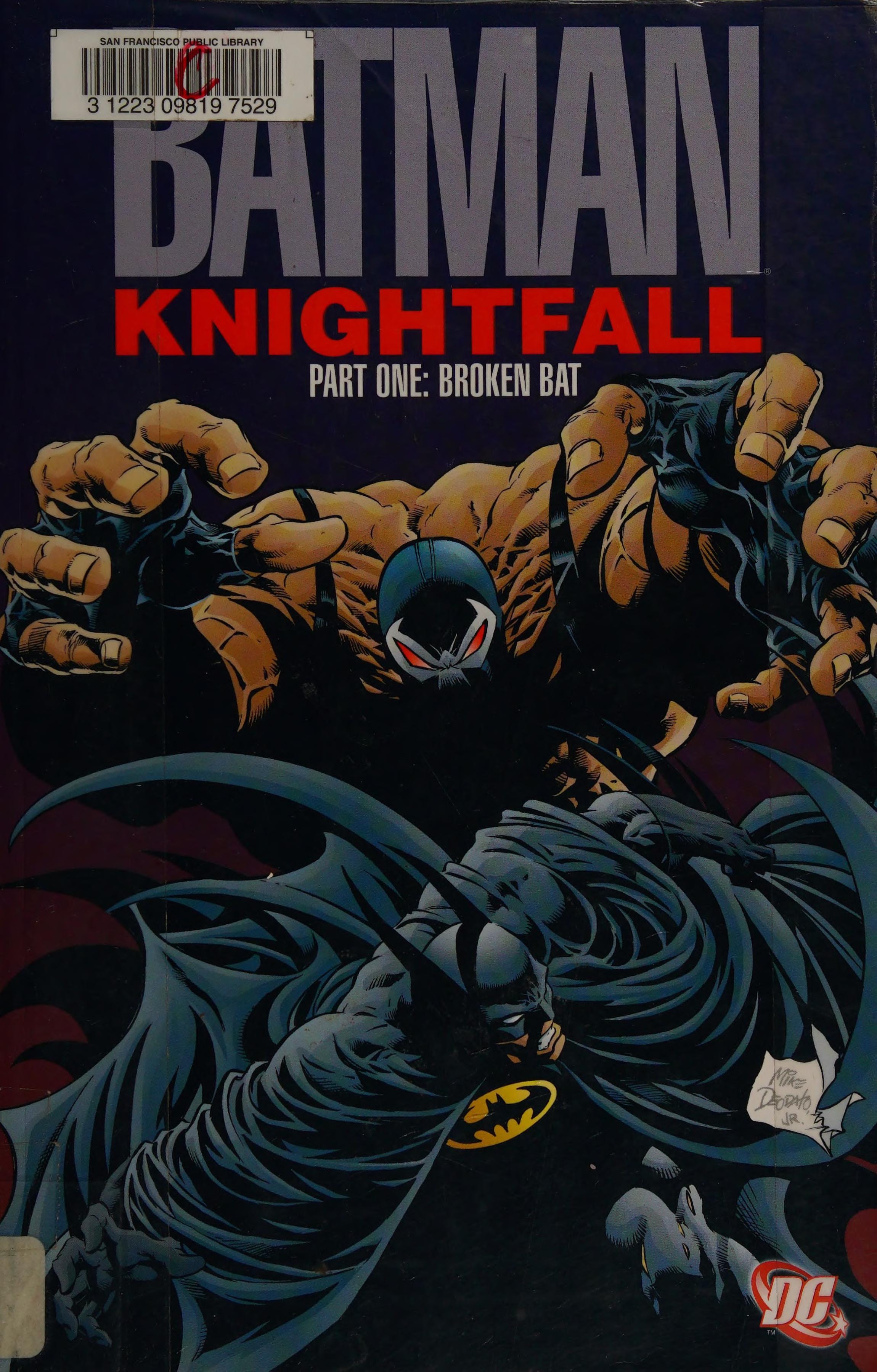 Batman: Knightfall #1 [2000 Edition] cover