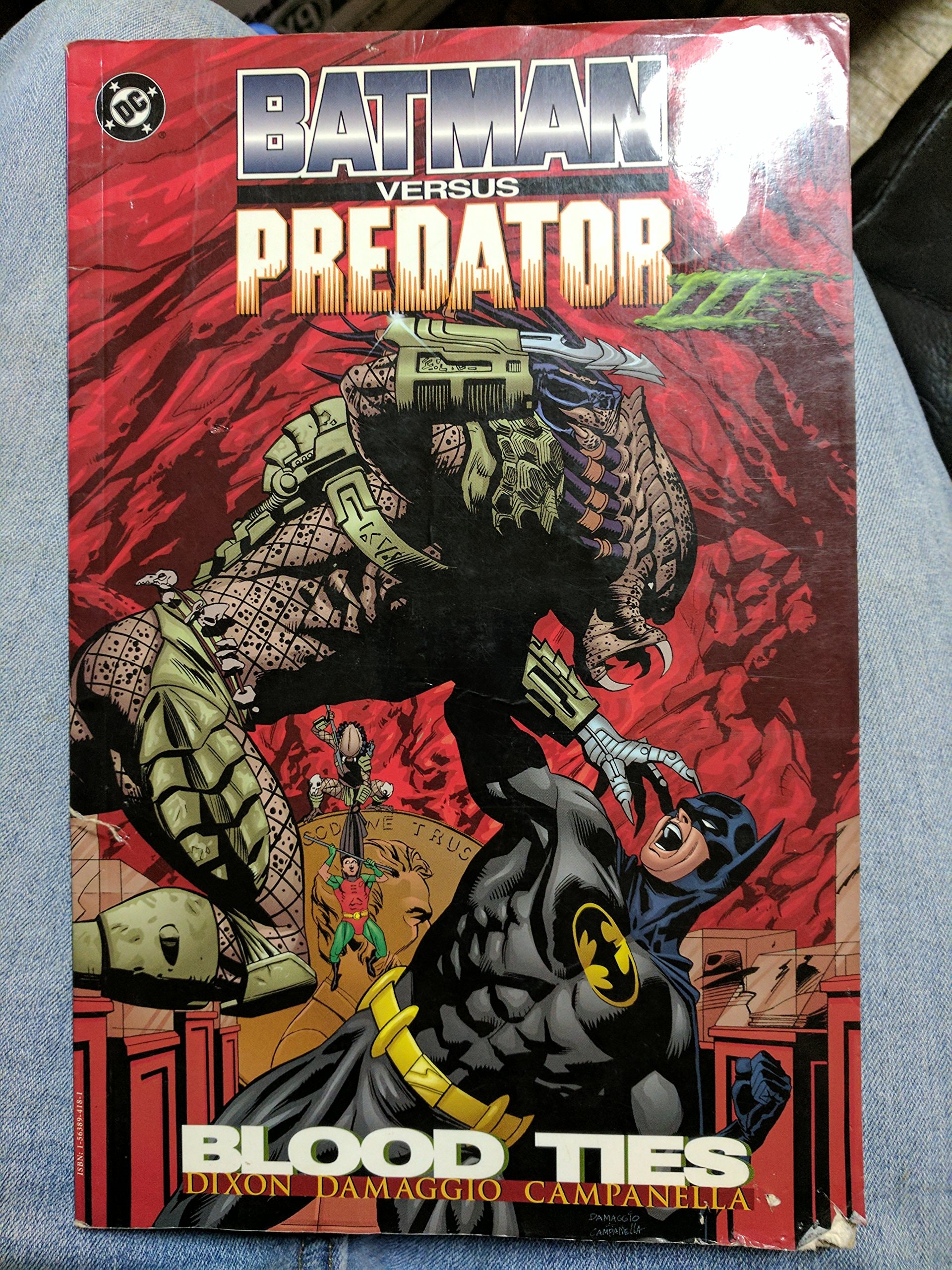 Batman versus Predator III: Blood Ties #[nn] cover