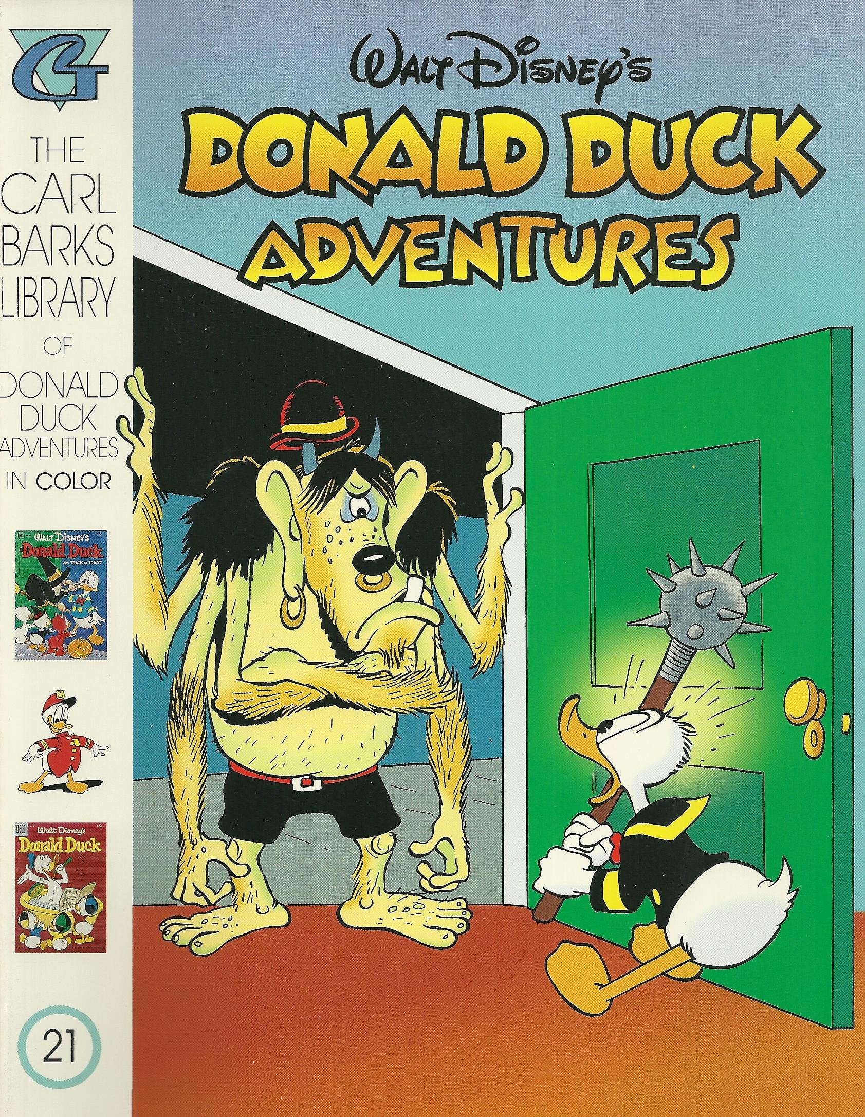 Carl Barks Library of Walt Disney's Donald Duck Adventures in Color #21 cover