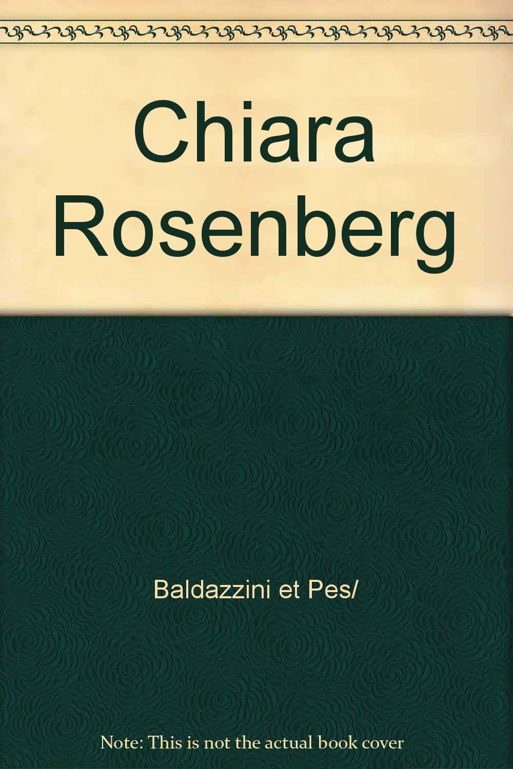 Chiara Rosenberg #[nn]